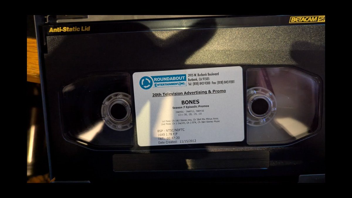 gabeCCWM's tweet photo. @OfficialBONEStv I still have this on beta I used to have to put the promos on back in the day happy 20th https://t.co/5OSRZSBGg9