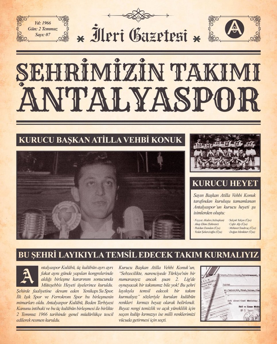 İlk günkü aşkla 59. yılımız kutlu olsun. <a href="/Antalyaspor/">Antalyaspor</a>