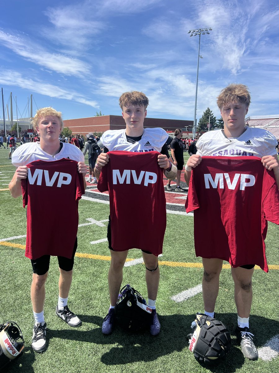 issaquahfb's tweet image. We had a great team camp at @CentralWashU. Guys competed well and set the direction for the fall. We had many great performances but three camp MVP’s!