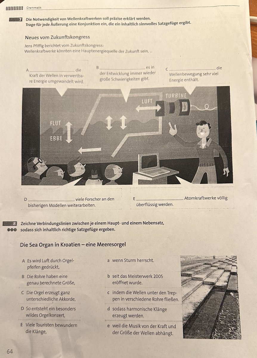 tachy_'s tweet image. Es war nur eine Frage der Zeit, bis der Junior solche Dinge nach Hause bringt.
Hier wollen mal wieder grüne Schulbuchschreiberlinge mit wörtlich „Wellenkraftwerken“ (Erntefaktor &lt;1) und einem Bild von Gezeitenkraftwerken Kernkraftwerke ersetzen. und zwar „völlig“.
Grüner…