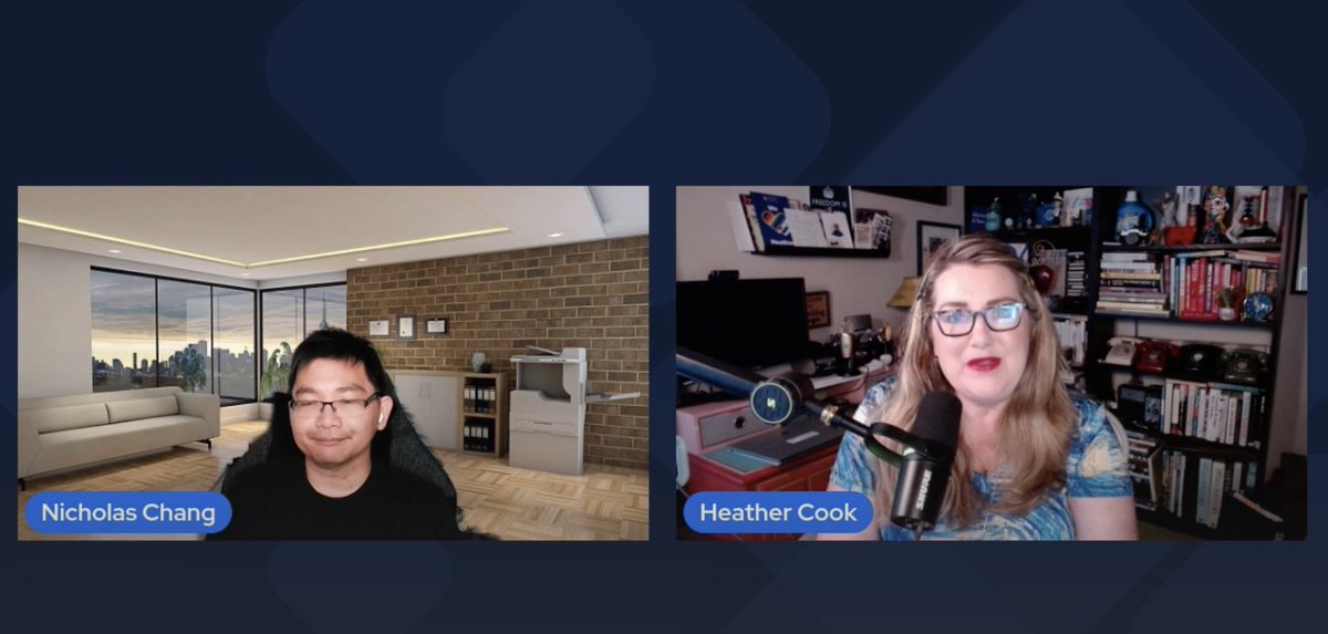 Nicholas Chang (@nick_cloudops) on Twitter photo Fun evening talking with <a href="/heddamaven/">Heather Cook she/her #WootWoot</a> on Microsoft Community Insights Podcast about AI and Community.
Keep an eye out will be release soon :)
#Microsoft <a href="/MS_ComInsights/">MicrosoftCommunityInsights</a> #AI #Community #Podcast
#MicrosoftTechCommunity Fun evening talking with <a href="/heddamaven/">Heather Cook she/her #WootWoot</a> on Microsoft Community Insights Podcast about AI and Community.
Keep an eye out will be release soon :)
#Microsoft <a href="/MS_ComInsights/">MicrosoftCommunityInsights</a> #AI #Community #Podcast
#MicrosoftTechCommunity