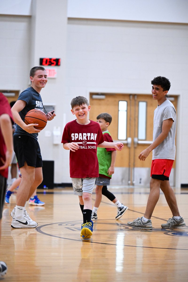 Our first session of summer basketball camp is in the books! 📸 

THREE more weeks available! 👇

🏀 Boys II Session (July 28-August 1)
🏀 Girls Session (August 4-8)
🏀 Boys III Session (August 11-15)

📝 For more info and registration, email spartanbasketballschool413@gmail.com