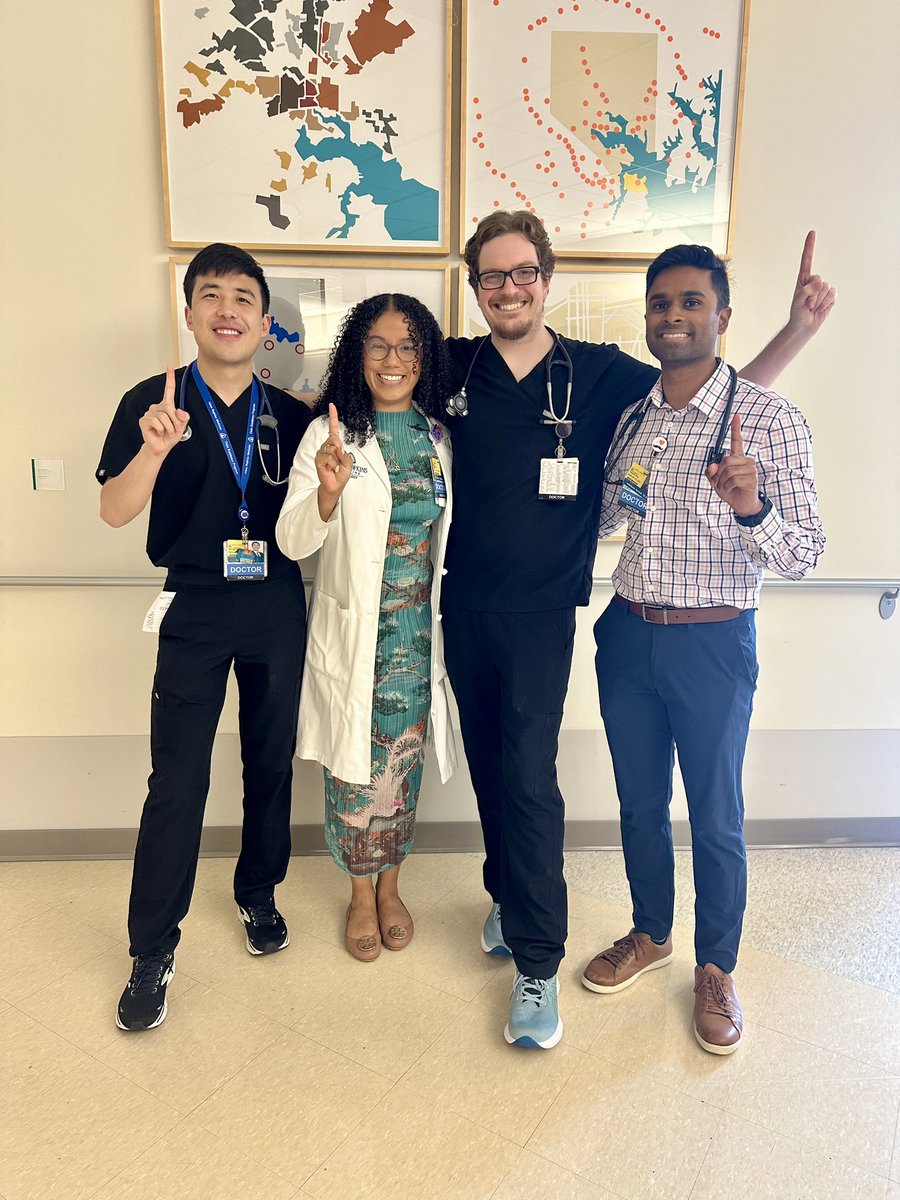 KSharmaMD's tweet image. Happy July 1st from the @hopkinsheart inpatient Heart Failure/ Transplant service - rounding with the best of the best!
Welcome to our 2025-2026 Advanced Heart Failure Fellows @anjaliwagle @JR_Goldenberg!
@OslerResidency @OslerAlumni @HopkinsMedicine @HopkinsCTSurg…