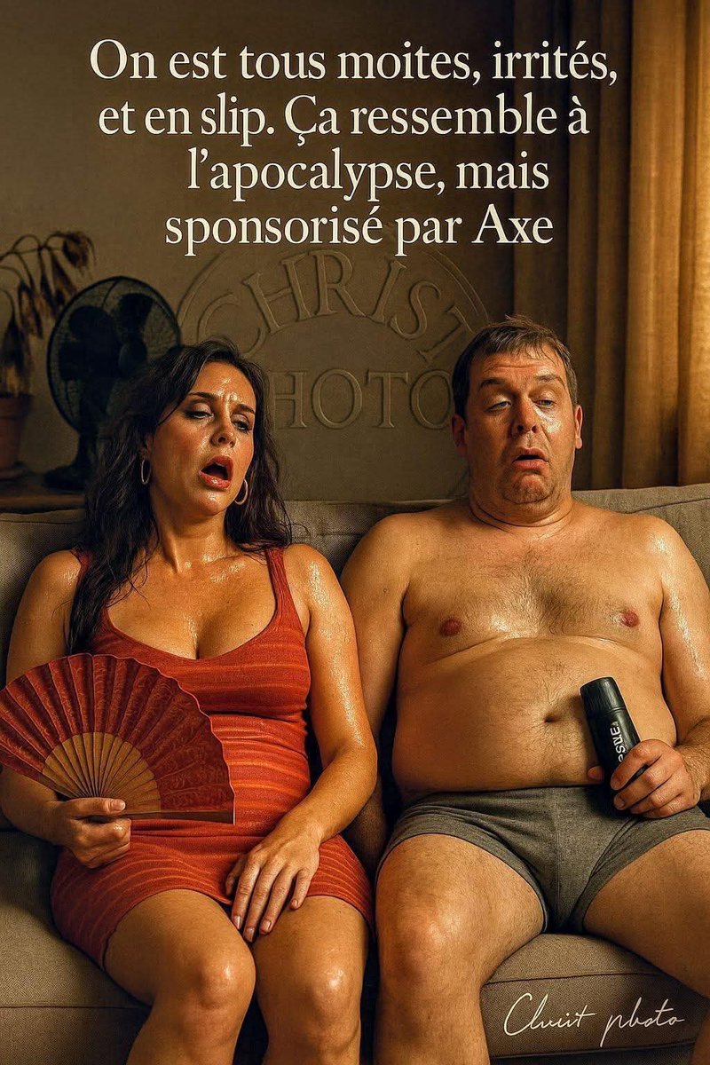 Al_Bd's tweet image. La canicule, c'est un opération commerciale sponsorisée par les constructeurs de ventilateurs et des déodorants 48h effet full fresh
#caniculetamer #faitchaudcestlété #badendinghot