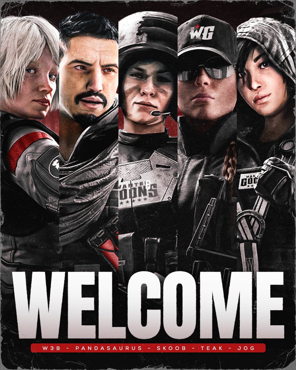 Wanted Goons (@wantedgoons) on Twitter photo Let’s try this again…
Welcome #MostWantedR6:
♦️ <a href="/W3BSTA/">W3B</a>
♦️ <a href="/PandasaurusR6/">Pandasaurus</a>
♦️ <a href="/SkoobIsSwag/">Ross | Skoob</a>
♦️ <a href="/TeakR6/">Teak</a>
♦️ <a href="/Jogorku/">Jog 🇨🇦</a>
♦️ <a href="/OhMyGoshAkaash/">Akaash</a> (Coach) Let’s try this again…
Welcome #MostWantedR6:
♦️ <a href="/W3BSTA/">W3B</a>
♦️ <a href="/PandasaurusR6/">Pandasaurus</a>
♦️ <a href="/SkoobIsSwag/">Ross | Skoob</a>
♦️ <a href="/TeakR6/">Teak</a>
♦️ <a href="/Jogorku/">Jog 🇨🇦</a>
♦️ <a href="/OhMyGoshAkaash/">Akaash</a> (Coach)
