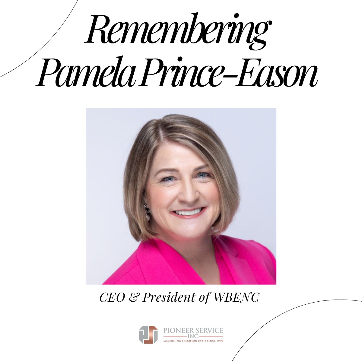 We take a moment to recognize the passing of Pamela Prince-Eason and the legacy she leaves behind. She created space for others to grow and built a legacy rooted in inclusion. Her presence will be deeply missed. Our thoughts are with all who worked alongside her, and her family.