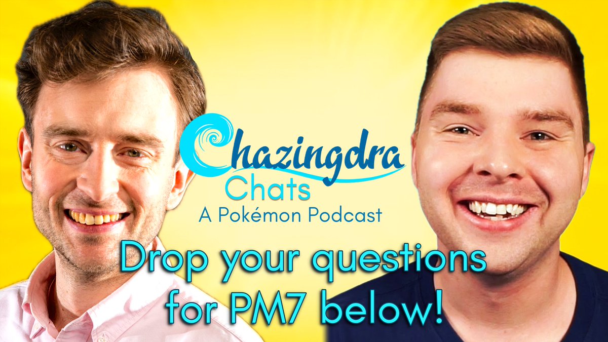 Thrilled to welcome creator <a href="/PM7John/">John | PM7</a> on <a href="/ChazingdraChats/">Chazingdra Chats</a>! 🤩

If you could ask John 1 question, what would it be?

Discover his answers, life story &amp; 6 Dream Team Pokémon when the episode drops soon 👀

You have 18 HOURS - GO! 🟢

#6pokemon1lifestory