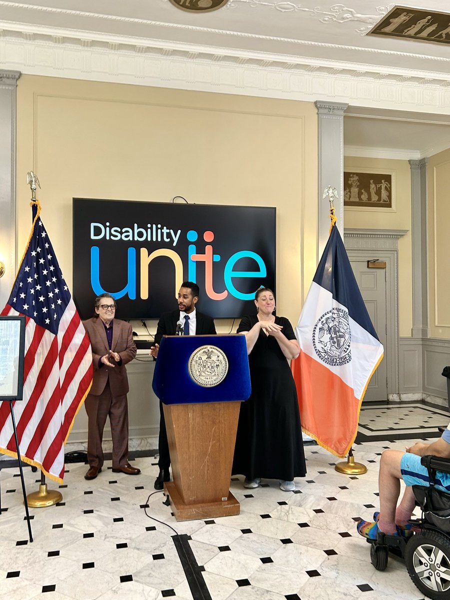 BKBPReynoso's tweet image. Happy Disability Pride Month, New York City! So good to spend my morning with a room full of champions for the rights of our neighbors with disabilities.