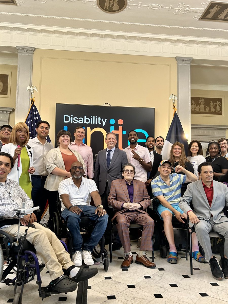 BKBPReynoso's tweet image. Happy Disability Pride Month, New York City! So good to spend my morning with a room full of champions for the rights of our neighbors with disabilities.