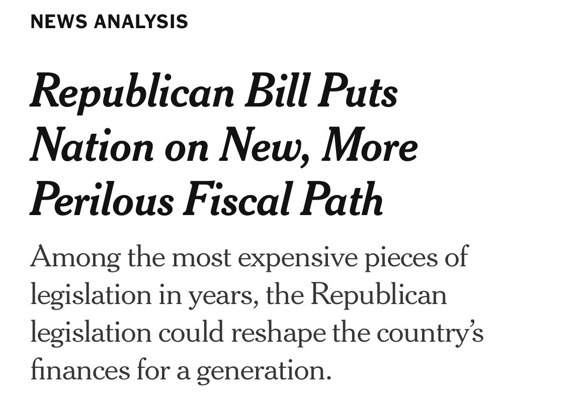 Incredible that the US senate has just passed a bill raising debt ceiling by $5tn and raising total govt debt to $37tn. Totally unsustainable… 

US heading for a huge economic fall