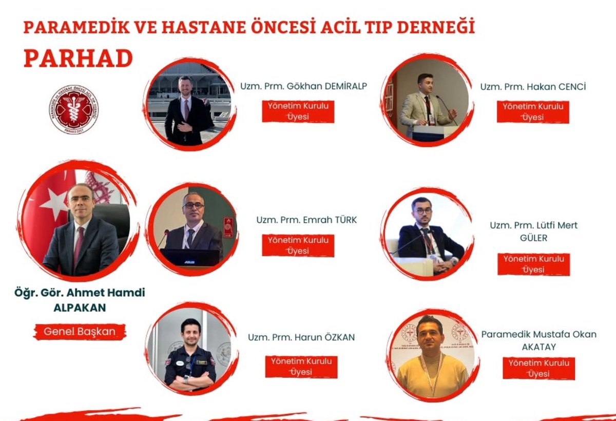 parhadtr's tweet photo. 🎉 Paramedik ve Hastane Öncesi Acil Tıp Derneği (PARHAD) 4. Dönem Yönetim Kurulumuz görevine başlamıştır.
Yeni dönemimizin mesleğimiz ve camiamız adına hayırlı olmasını diler, tüm yönetim kurulu üyelerimize başarılar dileriz.
#PARHAD #Paramedik #Att #AcilSağlık #HastaneÖncesi https://t.co/WcuNU7R85B