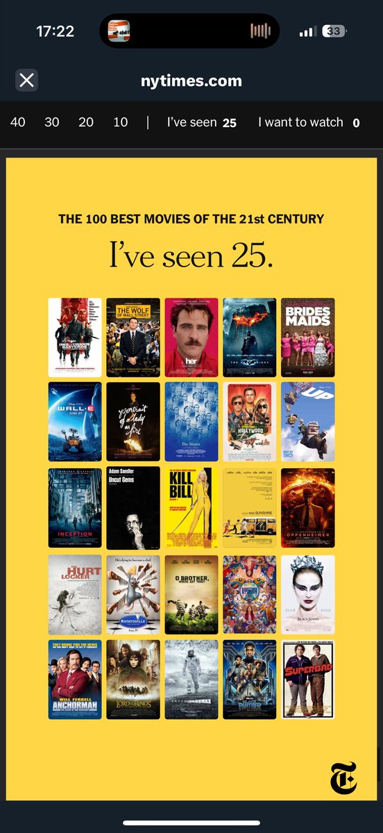 I do some times watch movies