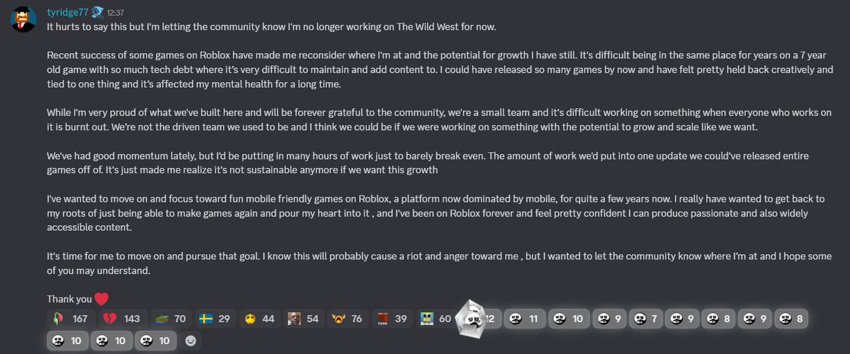 DearLadyMaria's tweet image. A great day within the smirk cat nation.
After 5 long years, we have finally triumphed over our competitor.
5 years ago, our studio started off as the underdogs
Our opponents had a much larger and more experienced dev team aswell as a greater fanbse to support their endeavors