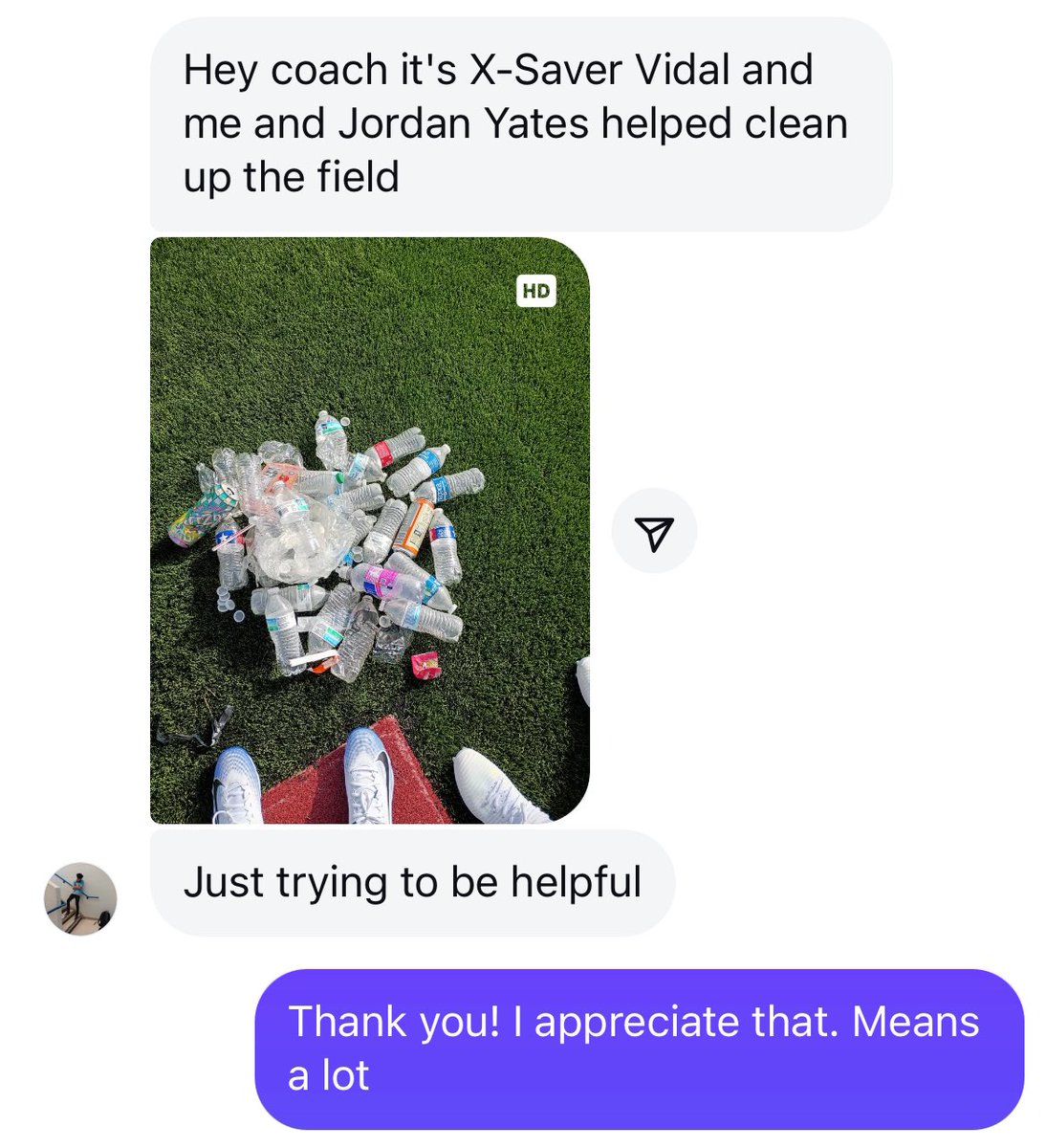 Brick 🧱 by Brick 🧱! I want our kids to understand the value of what we have. Now we may not make the mess but the duty to keep it clean falls on us coaches. They didn’t have to do this but chose to. I’m proud of my boys for having pride in our facilities.