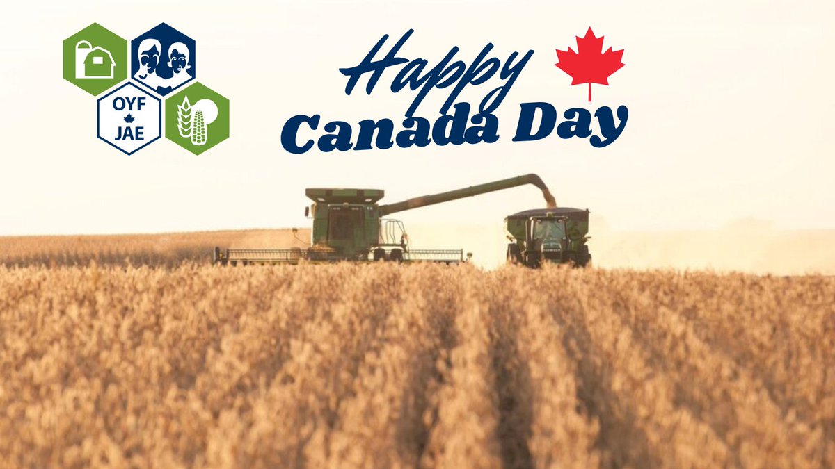 🇨🇦 Happy Canada Day!
Celebrating our beautiful country &amp; the incredible farmers who keep it growing. 🌾❤️
#CanadaDay #COYFJAE #ProudlyCanadian #CdnAg