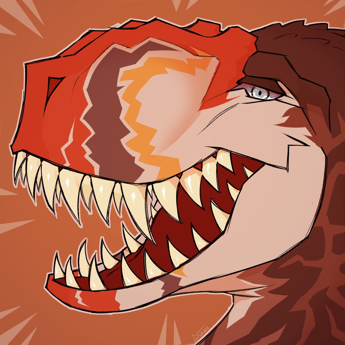 Gnash! - (@sm0kedsa1m0n) on Twitter photo My first attack of the year on <a href="/TheKamataDraws/">Louisa KamataDraws</a> !!
I've never ever seen a Yangchuanosaurus oc its super cool :D
gonna be a LOT of friendly fire this year lol
#artfight2025 #artfightteamfossils #dinosaur #furryart #digitalart #furry My first attack of the year on <a href="/TheKamataDraws/">Louisa KamataDraws</a> !!
I've never ever seen a Yangchuanosaurus oc its super cool :D
gonna be a LOT of friendly fire this year lol
#artfight2025 #artfightteamfossils #dinosaur #furryart #digitalart #furry