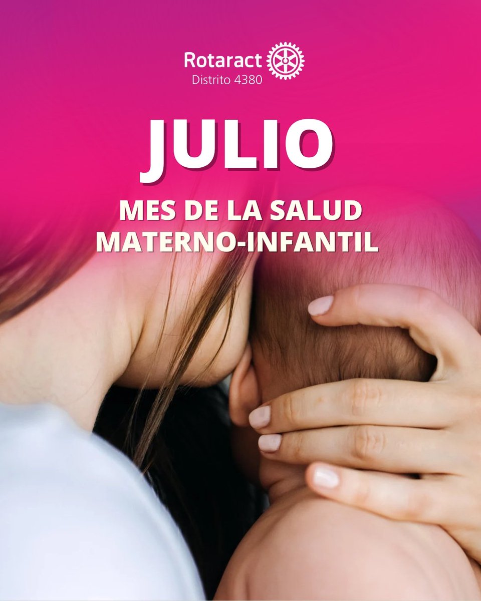 • Mes de la #SaludMaternoInfantil en Rotary 🩺🤱

Impulsamos iniciativas globales para asegurar que madres y niños tengan acceso a atención médica vital💊💉

 ¡Súmate a nuestro compromiso por un futuro más sano!🫂❤️‍🩹 #Rotaract