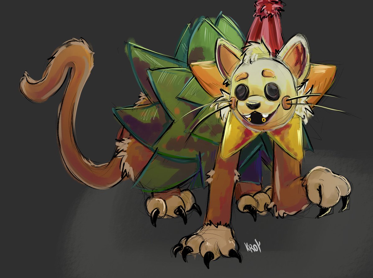 Krol_anim's tweet image. Catree art  for @MotyaGamesTV 
#PoppyPlaytime