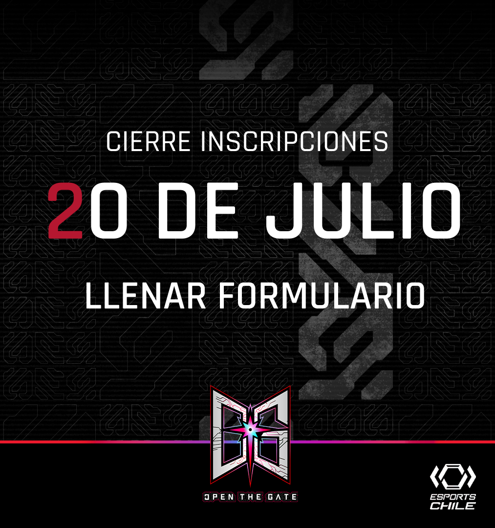 Les recordamos a todos los interesados en participar que el cierre de inscripciones es el 20 de Julio, posterior a esta fecha los brackets estarán CERRADOS Y NO SE ADMITIRÁN MÁS PARTICIPANTES.

Aprovecha el tiempo que queda y no quedes fuera!!