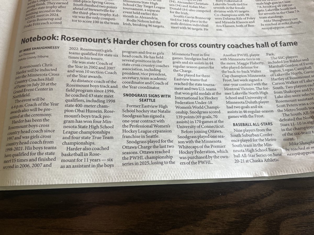 Congrats <a href="/RosemountCC/">Coach Harder</a> ! Always one to hype the students’ accomplishments,  now it’s our turn to recognize yours. <a href="/ISD196schools/">DISTRICT 196-ʀᴏsᴇᴍᴏᴜɴᴛ-ᴀᴘᴘʟᴇ ᴠᴀʟʟᴇʏ-ᴇᴀɢᴀɴ sᴄʜᴏᴏʟs</a> <a href="/Rosemounttrack/">Rosemount T&F</a> <a href="/RHS_Champ_Club/">Rosemount Champions Club</a>