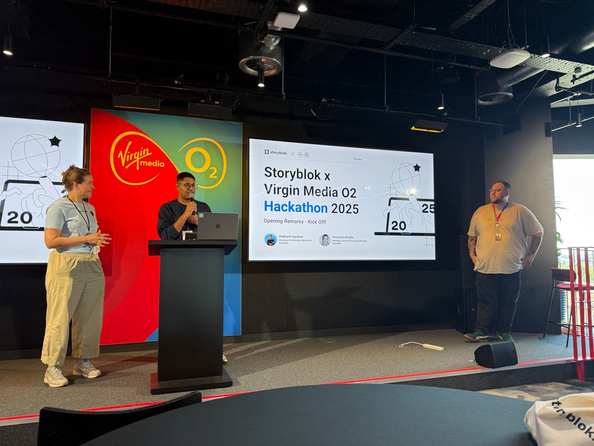 daniel__jh's tweet image. That’s a wrap on the @storyblok x #VMO2 Hackathon 2025!

Lots of inspiring ideas ranging from AI, accessibility and more.

Team @Ridgeway built a live IA visualiser powered by Storyblok’s APIs + a touch of OpenAI to support content migrations.

#Hackathon #StoryblokHackathon