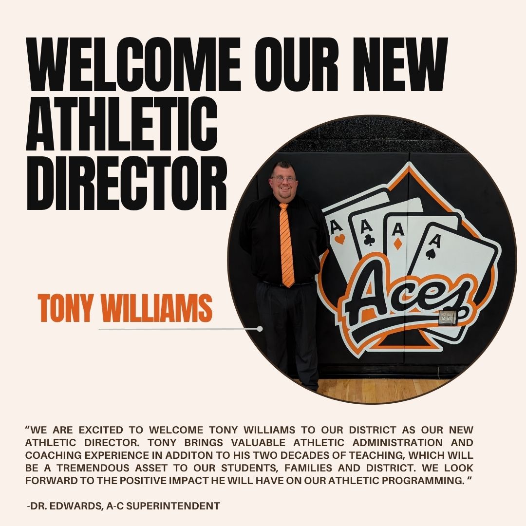 Please help us welcome our new Athletic Director, Tony Williams!  Tony brings extensive experience in athletic administration and coaching and is entering his 20th year in education!  He has also been recognized for his dedication to student...
amanda.k12.oh.us/~board/distric…