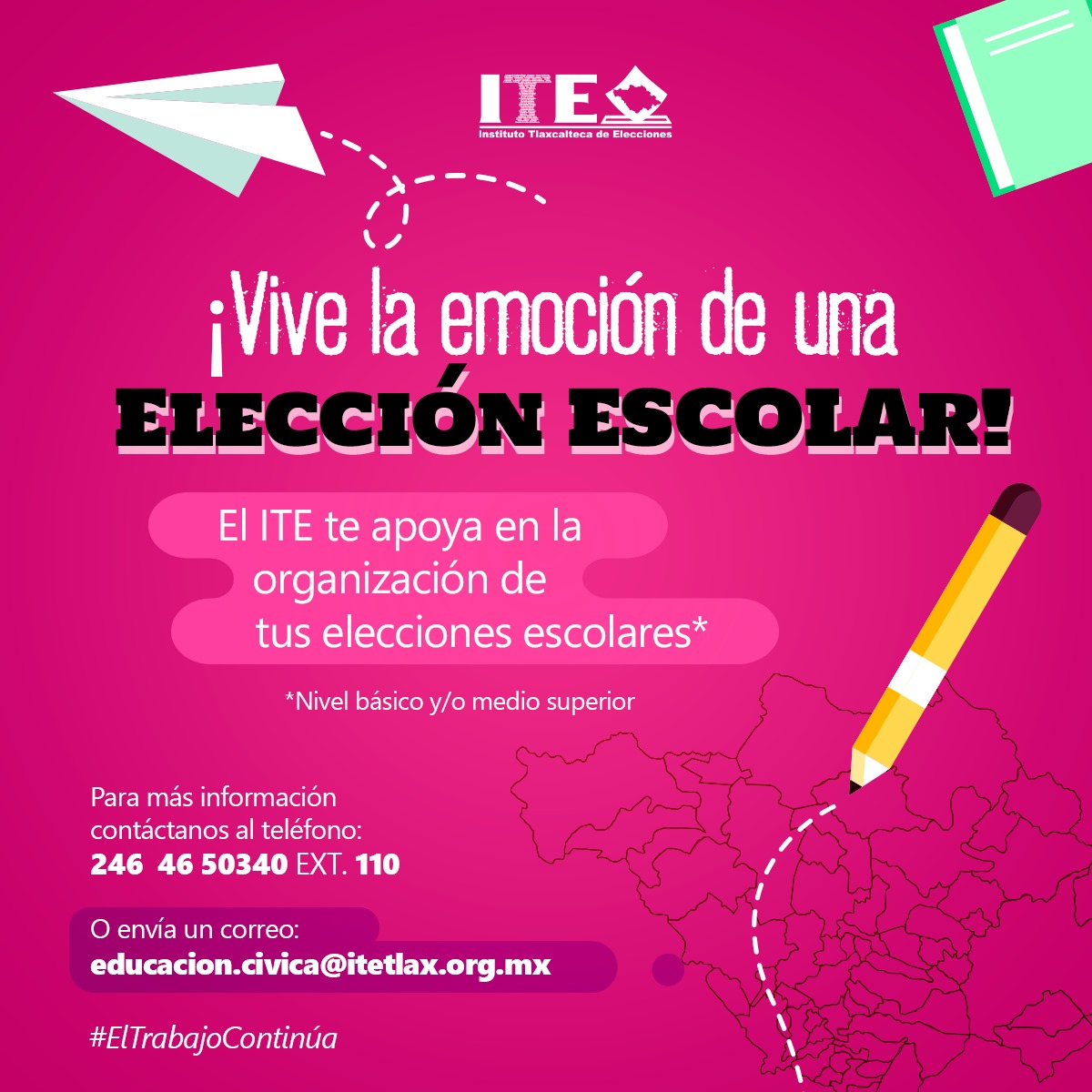 🗳️ ¡Vive la democracia desde tu escuela!
Participa en una elección escolar y descubre cómo se construye la democracia desde temprana edad. #ElecciónEscolar #TuVotoTuElección