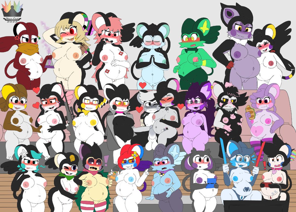 Emolga Harem 2025

He hass done it again. 
So many bellies. More than TWICE the amount than last year. 
And so much child support hes gonna have to pay off... Oh dear X3

Tagging everyone will be in comments below: