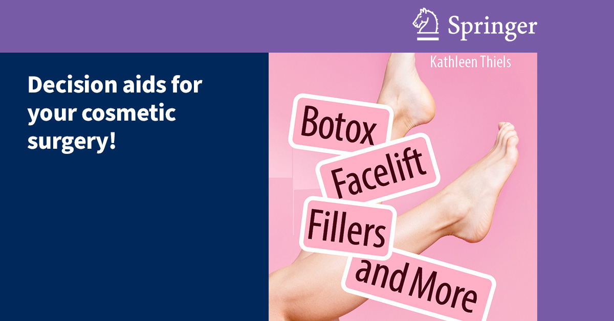 This <a href="/springer1842/">Springer</a> title is for you if you want to learn more about cosmetic treatments without the pressure of sales pitches &amp; value realistic, unbiased information. It answers why we seek beauty and how to stay true to ourselves when choosing treatments: spklr.io/6015B8CRW