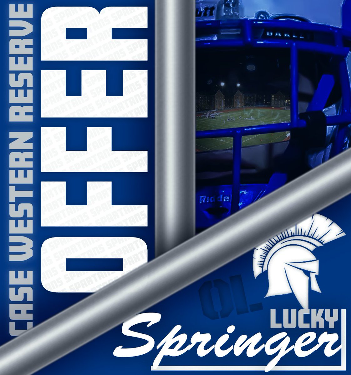 LuckySpringer75's tweet image. After a great conversation with @jefframsey8, I am extremely excited and blessed to announce that I have received my fourth offer to Case Western Reserve!
Go Spartans!!
@DebeljakGreg @caseathletics @EvanYabu @Coach_JRowe