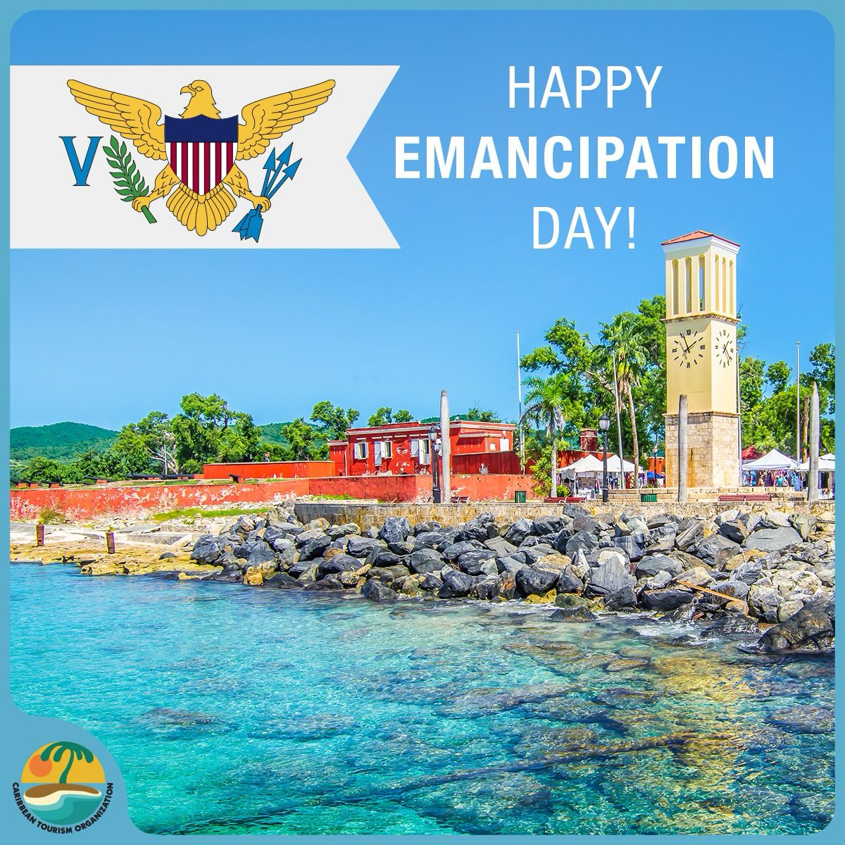 Happy Emancipation Day to the U.S. Virgin Islands! 🇻🇮

Today, we stand with our Virgin Islands family in honoring the strength, courage and legacy of those who fought for freedom. Emancipation Day is a powerful reminder that the Caribbean’s story is one of resilience, resistance