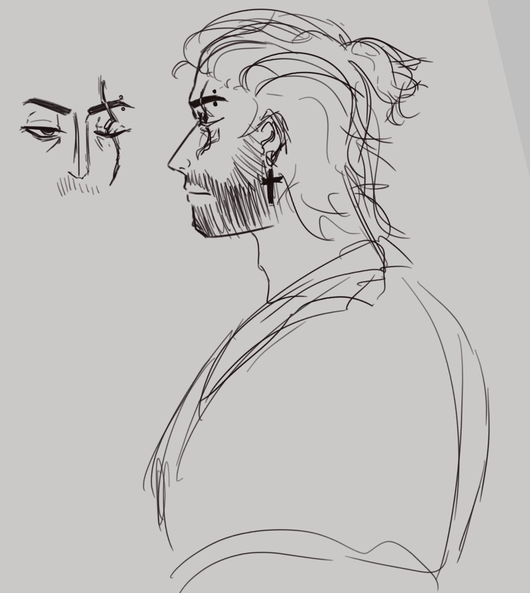 Hontoni_netai's tweet image. OCのスケッチ、俺であの人は描くで難しい。
妻がいる、〜40歳、187cm 83kg、怠惰から名前あるない