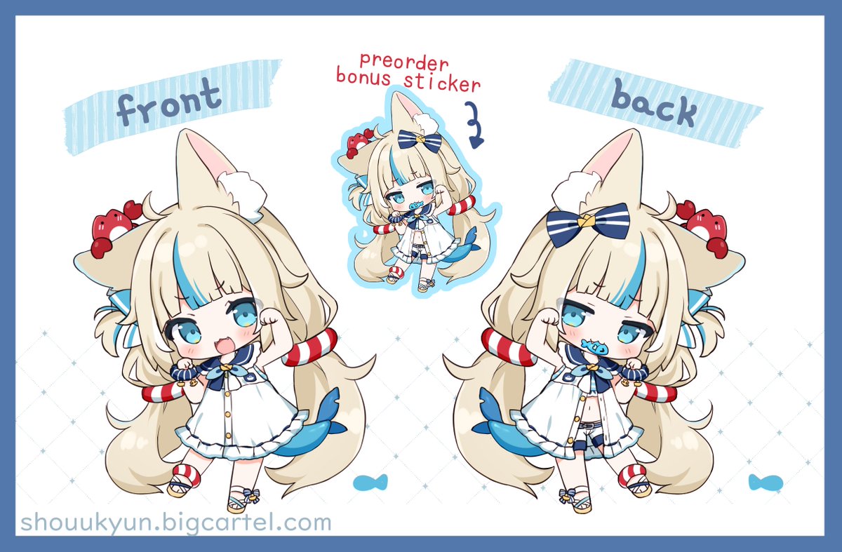 @shouu_kyun: RT by @samekosaba: saba keychains are still on preorder for about a month! I've updated the stock so new orders are possible now 🐟