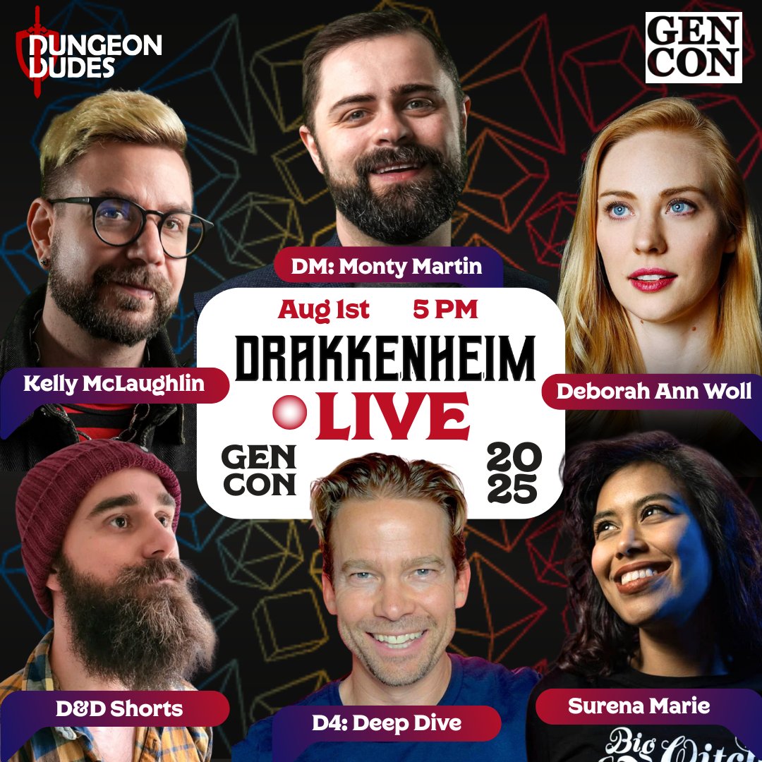 Who's coming to Gen Con? The tickets to this event are more than halfway sold out. If you want to hang out with us in Drakkenheim on the Friday of Gen Con, get those tickets now! Wily Knight presents the Legend's Society.
gencon.com/events/287601