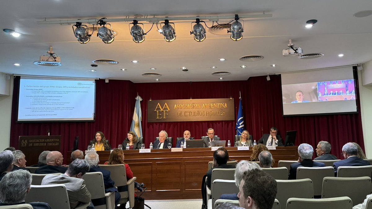 pablobaroffio's tweet photo. Asistí a la IFA Travelling Lectureship en Buenos Aires sobre “Pilar 2 y sus ramificaciones”. Felicitaciones a los expositores y organizadores. @GlobalIFA @AAEFOficial 
#InternationalTax https://t.co/SYY4LXORd8