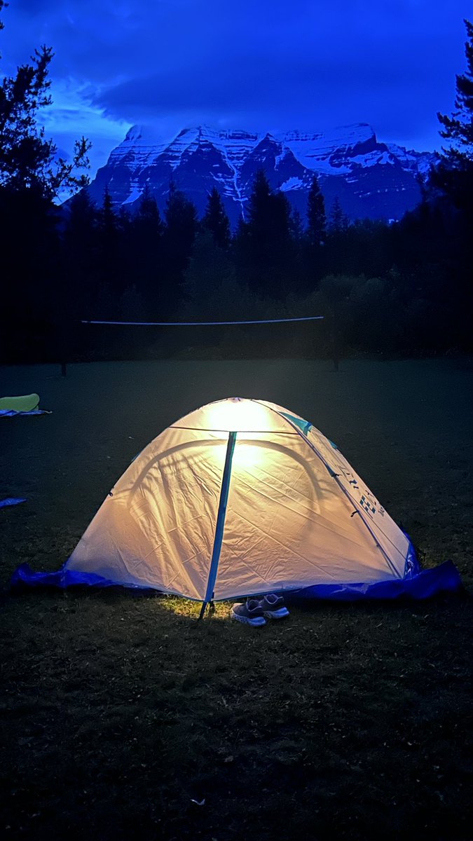 Camping at Mount Robson!