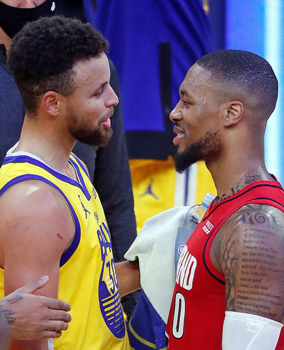 TheHoopCentral's tweet photo. REPORT — The Warriors have interest in Damian Lillard, per @MarcJSpears. 

(h/t @Fullcourtpass) https://t.co/SfR0m2YIRB