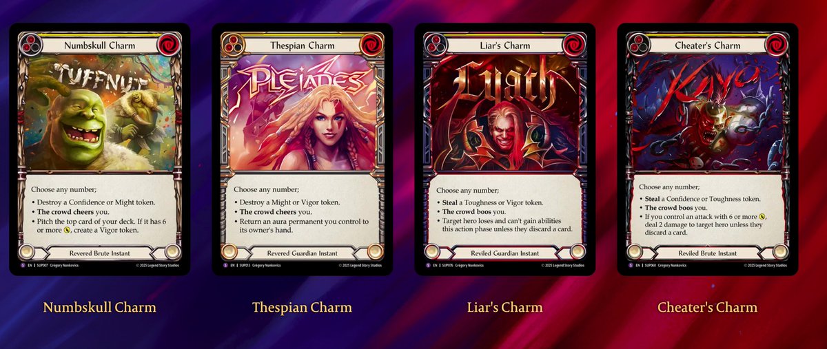 sulphvg's tweet image. Are those… super rares?
#fabtcg