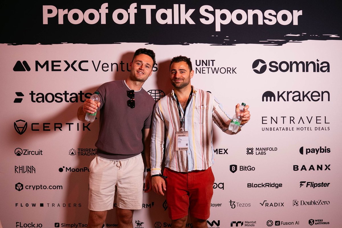 0xDutchmikel's tweet image. Throwback moment of @proofoftalk. Had an amazing time catching up with folks building on Bittensor $tao.
