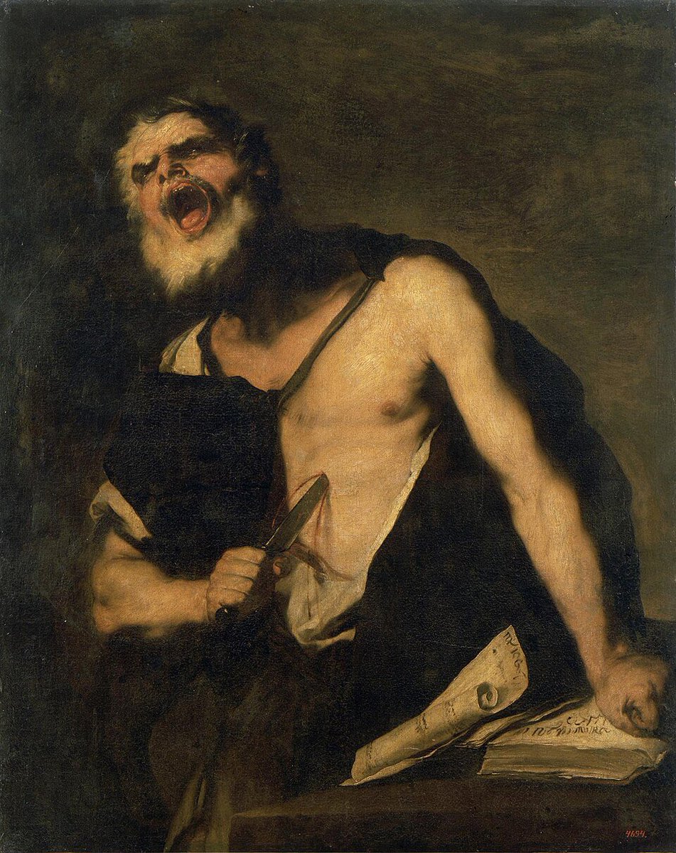 “Ne zaman ölümü düşünsem, hile yaptığım, içimdeki birini aldattığım hissine kapılıyorum.”

Doğmuş Olmanın Sakıncası Üzerine -Cioran
🎨 Luca Giordano