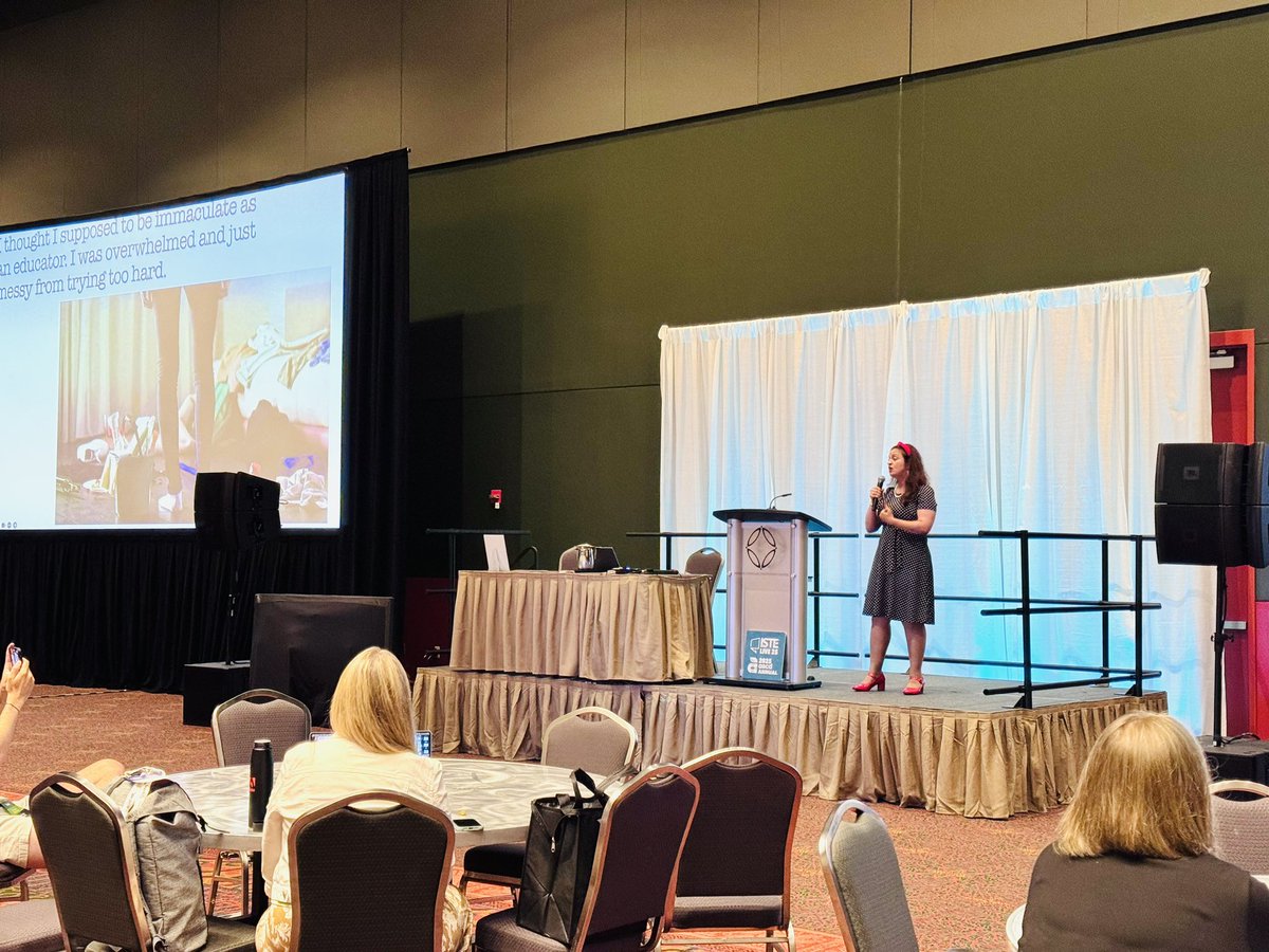 MrsSaid17's tweet image. Thank you to all who listened to my story on the #istelive Ignite Stage!!!