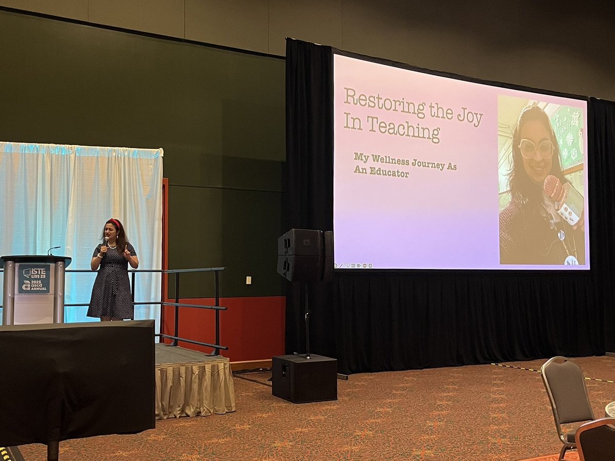 MrsSaid17's tweet image. Thank you to all who listened to my story on the #istelive Ignite Stage!!!