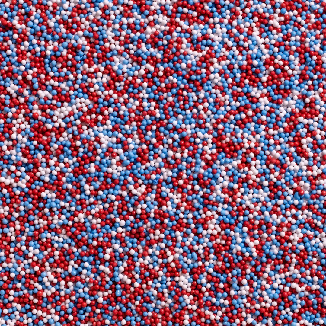 red, white, blue, and baked for you. patriotic birthday cake cookie is bursting with sprinkles &amp; celebration! 🎆 which dessert are you grabbing for the 4th?👇