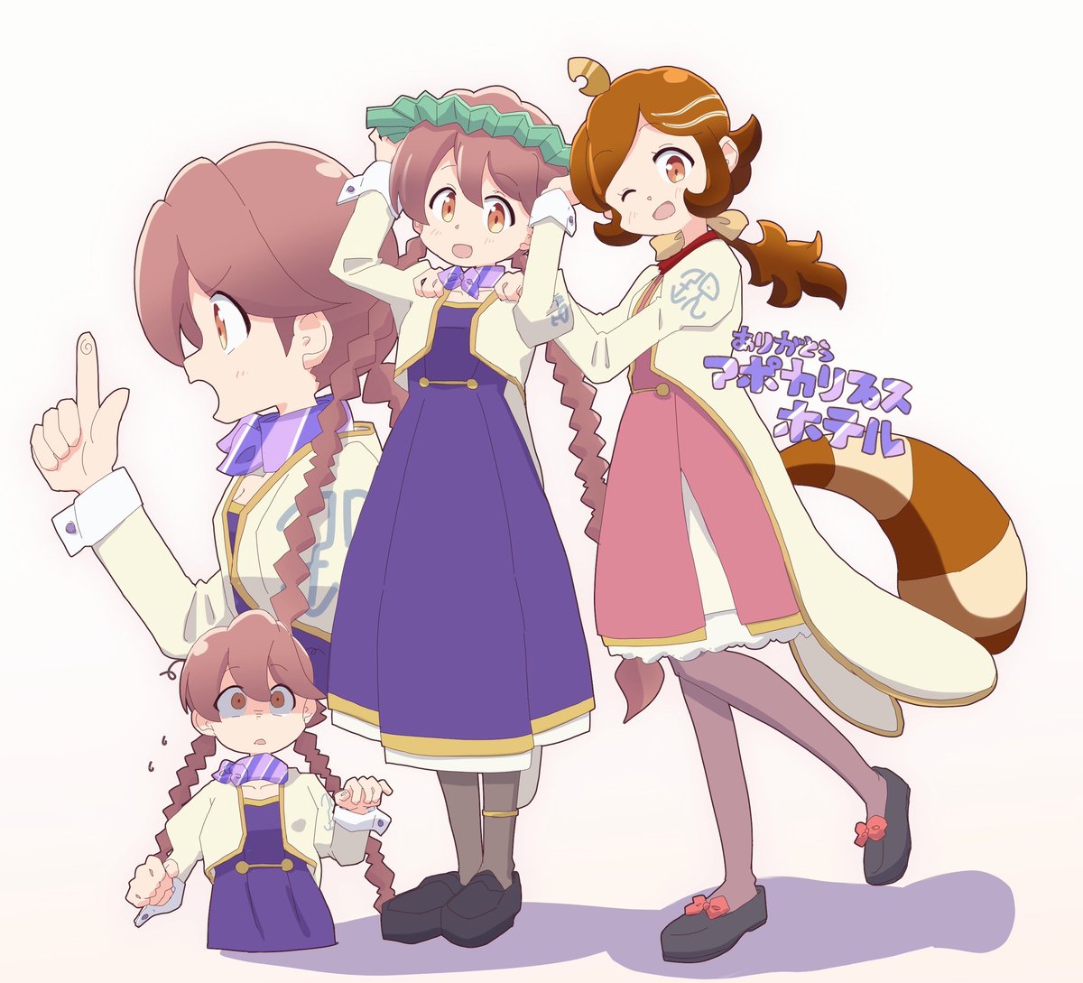 「ハートフルな今日と最高の笑顔でしたわね めっちゃ良かったのでした #アポカリプス」|だいひのイラスト