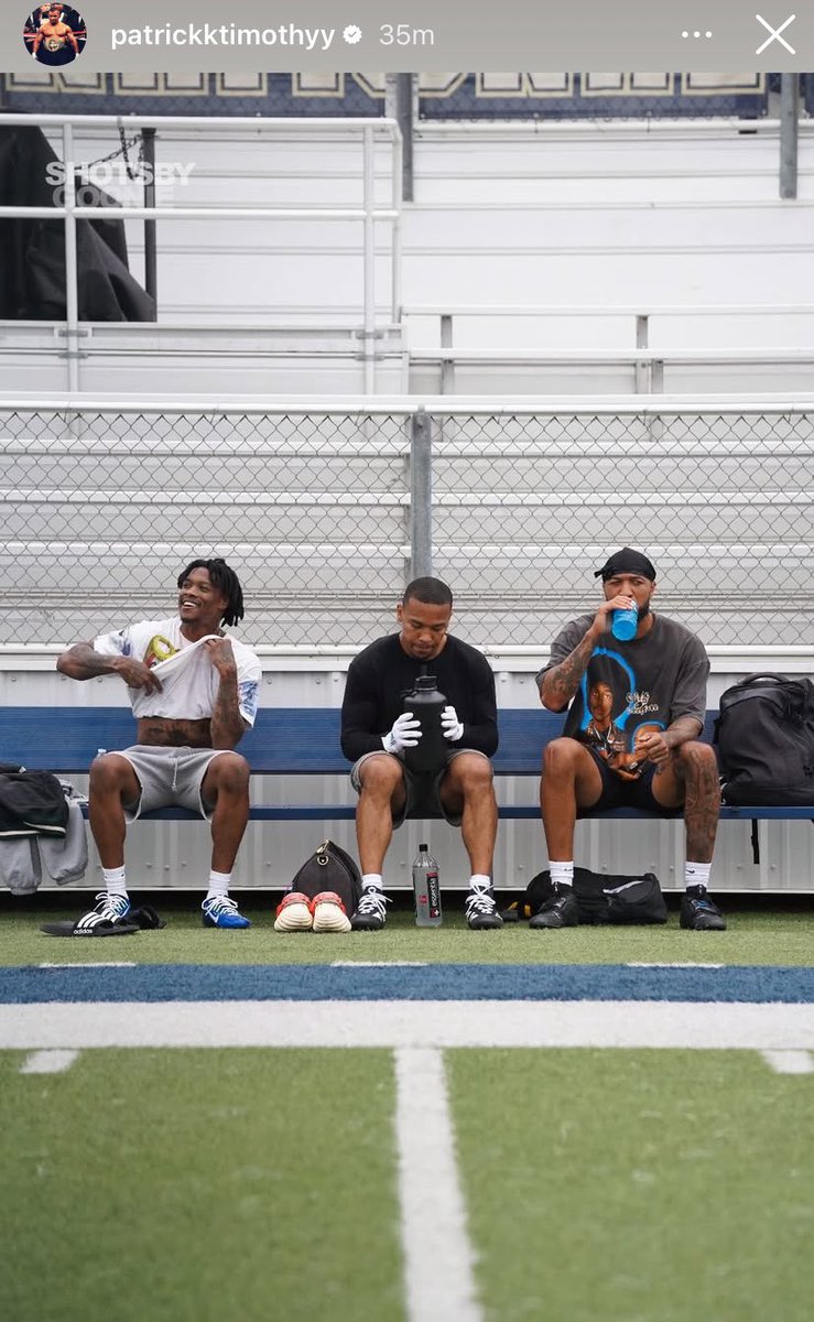 your defensive coordinators worst nightmare out here putting the work in 😈😈