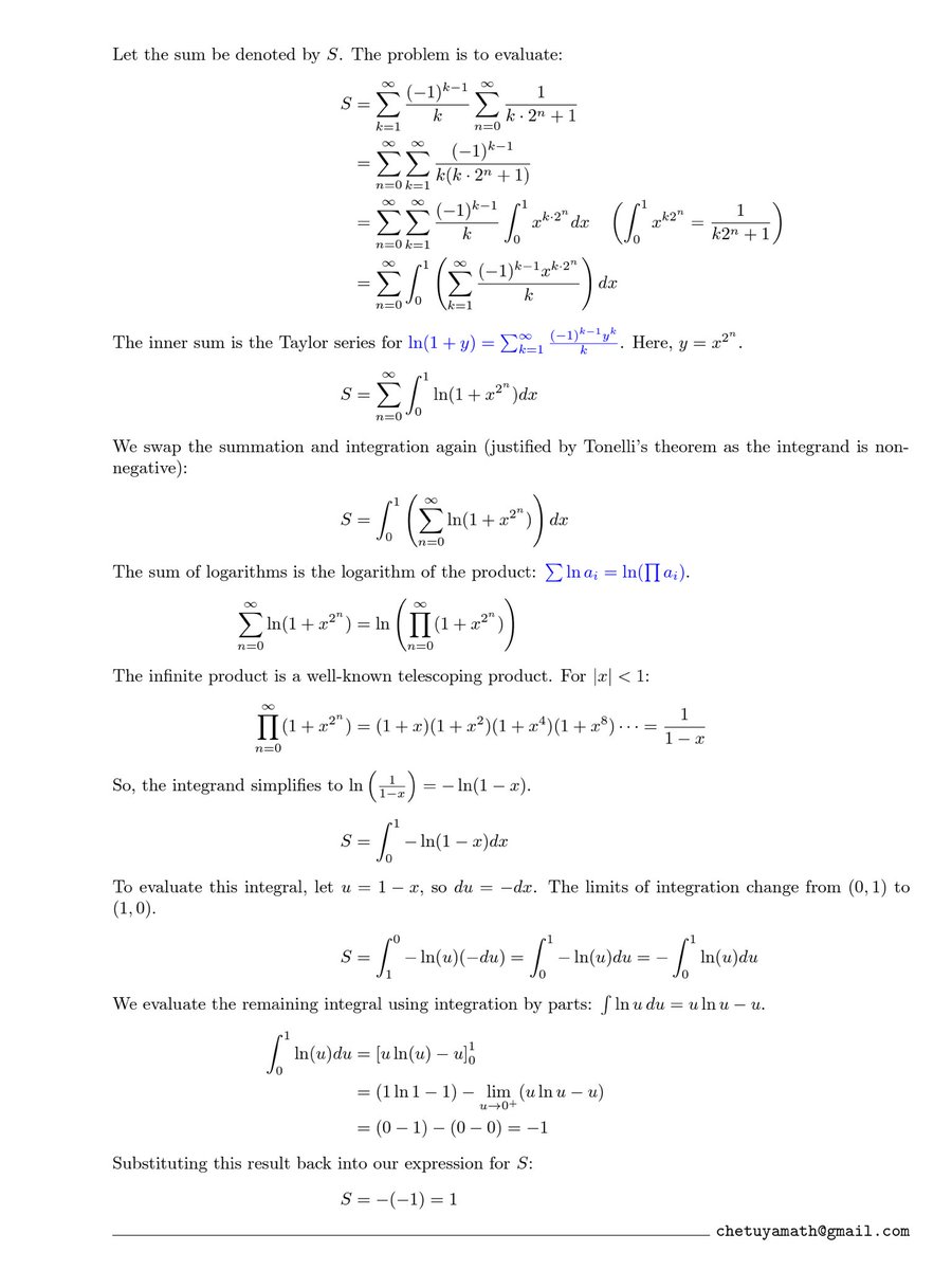 2016 Putnam Mathematical Competition (B6) #math