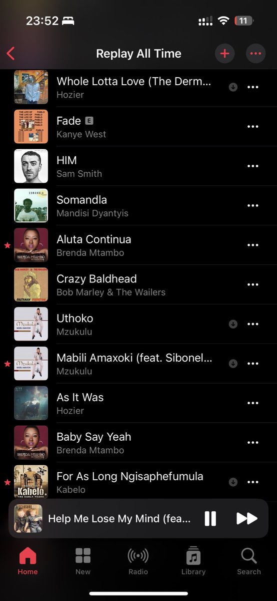 Mbiizozo's tweet image. My #ReplayAllTime. 

I be listening to everything.

#AllTimeChart 

These songs carried me through the most. #MusicistheAnswer, always!