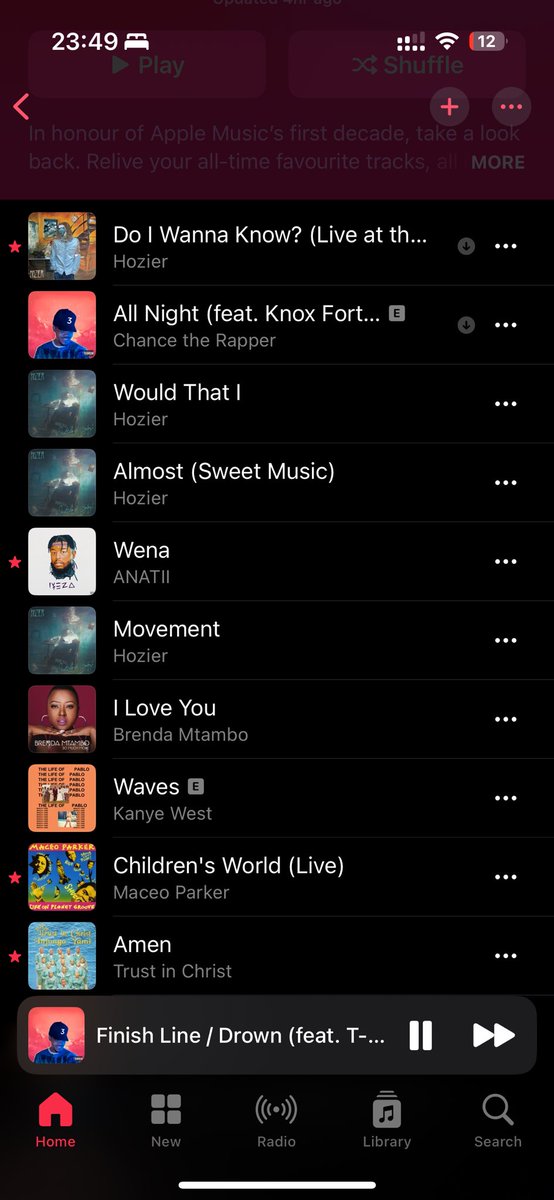 Mbiizozo's tweet image. My #ReplayAllTime. 

I be listening to everything.

#AllTimeChart 

These songs carried me through the most. #MusicistheAnswer, always!