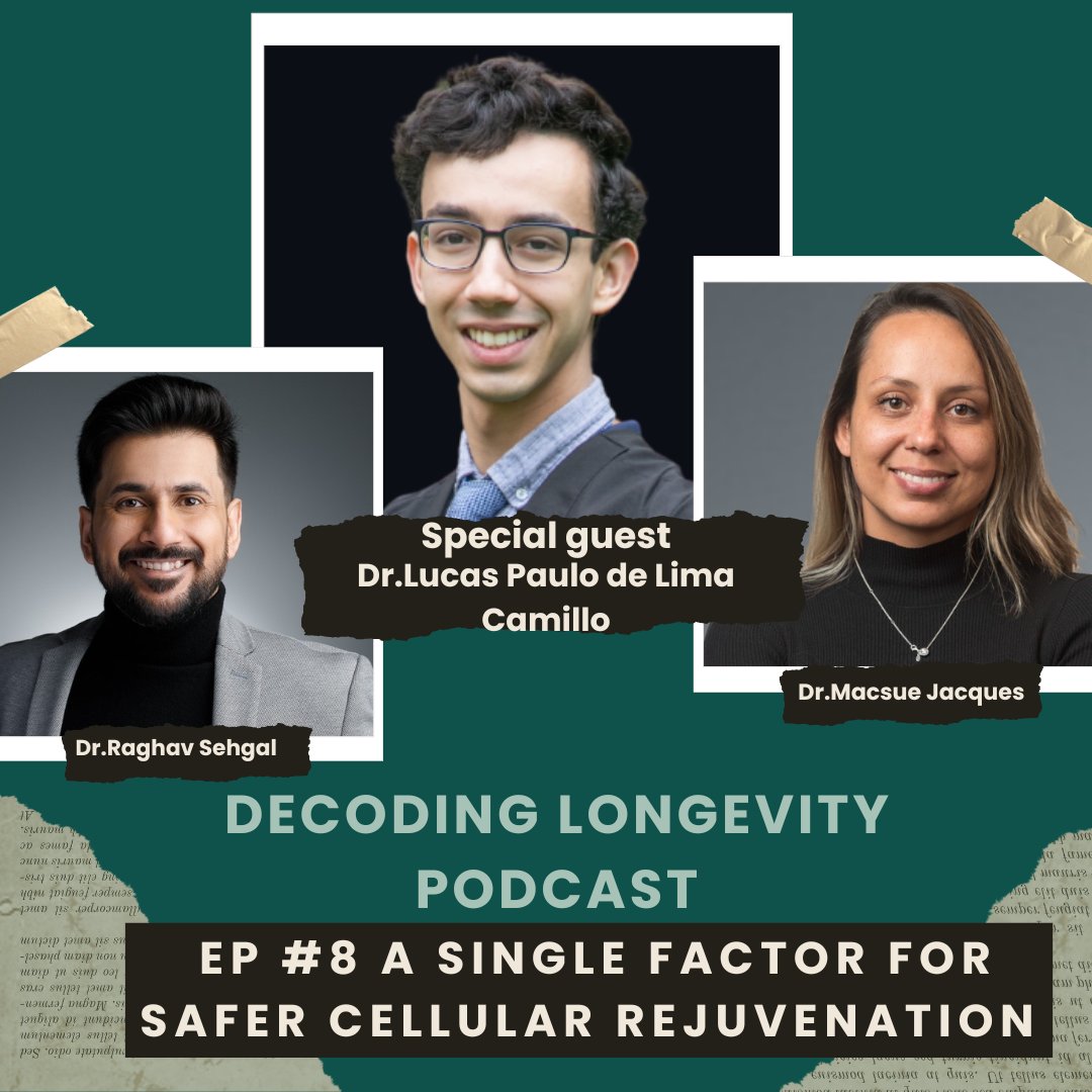 DcodLongevity's tweet image. Tomorrow on Decoding Longevity:
We’re joined by @lucascamillomd to explore SB000 — a bold new single factor that may unlock safer cellular rejuvenation without the risks of OSKM.
🎙️Hosts: @rv_sehgal & @MacsueJ
#Longevity #SB000 #Reprogramming