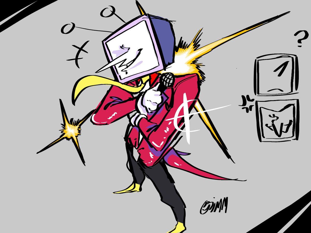 mathizdrawin's tweet image. TV MAN